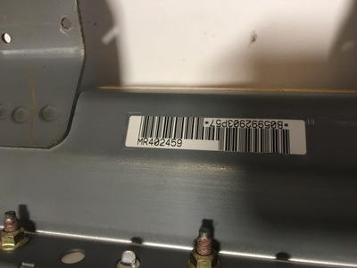 Подушка подушка безпеки пасажира mitsubishi pajero iii 3.2 фото №1