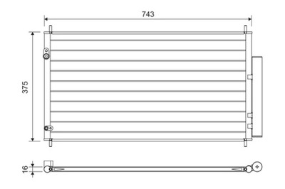 VALEO 822606 CONDENSER  