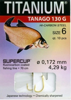Robinson Gotowe Przypony TANAGO r.10 0.12mm 130G 01-S-130G-10