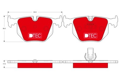 КОЛОДКИ ДИСКОВЫЕ ТОРМОЗНОЕ - КОМПЛЕКТ DTEC COTEC GDB1530DTE фото