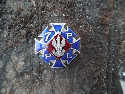 Odznaka pułkowa 7 pułk piechoty Legionów-Chełm