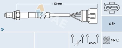 FAE 77461 SONDA LAMBDA  