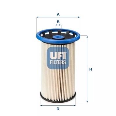 FILTRO COMBUSTIBLES DIESEL PIEZA INSERTADA  