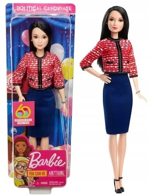 Lalka Barbie Polityk Prezydent Kariera GFX28