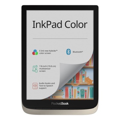 Čítačka PocketBook InkPad Color 16 GB 7,8 " strieborná