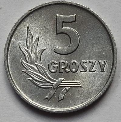 5 gr groszy 1968 mennicza mennicze