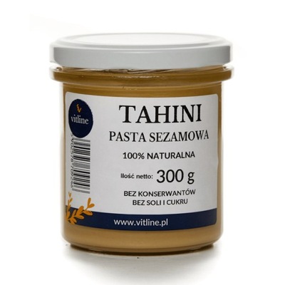 Tahini - pasta sezamowa 300 g - słoik