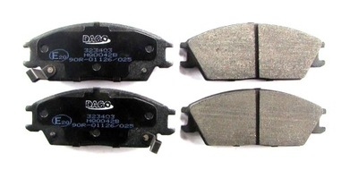 Тормозные колодки тормозные do hyundai accent pony getz перед фото №1