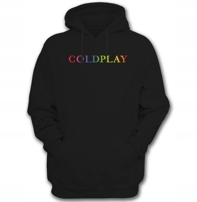 Bluza męska kaptur COLDPLAY-002 czarna r.L