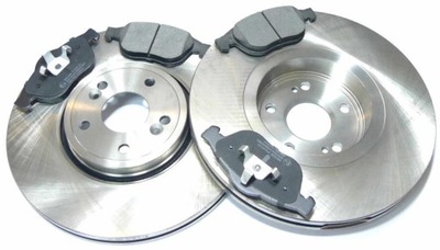 Тормозные колодки тормозные диски 324mm do renault espace 4 vel satis фото №1