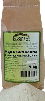 MĄKA GRYCZANA BIAŁA 1KG KŁOS-POL