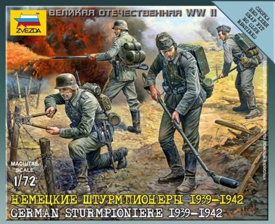 Zvezda 6110 1/72 German Sturmpioniere 1939-1942