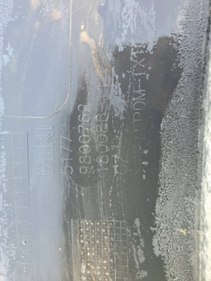 Mini cooper countryman r60 молдинг крыла перед правый 9800762 фото №1