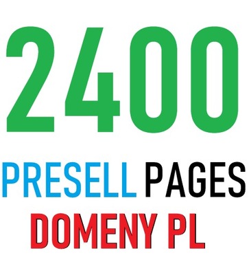 2400 Linków - POZYCJONOWANIE SEO - Presell PL