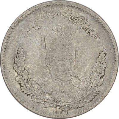 8.IRAN, MUZAFFAR al-din SHAH, 2 000 DINARÓW 1905