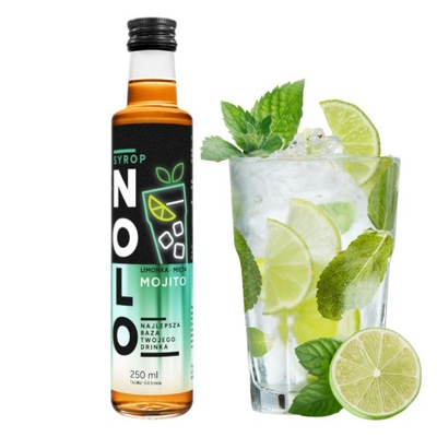 NOLO MOJITO SYROP 250 ML - MIĘTA & LIMONKA BAZA DO DRINKA