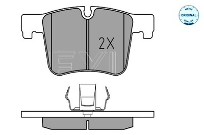 MEYLE КОЛОДКИ ДИСКОВЫЕ ТОРМОЗНОЕ ПЕРЕД BMW 1 F20 1 F21 2 F22 F87 2 F23 3 F30 фото