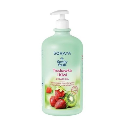 Soraya Family Fresh żel pod prysznic truskawka i kiwi 1L