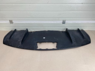 Спойлер спойлер накладка молдинг плита захист бампера задня tesla model x фото №1