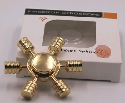 Fidget Spinner Metalowy 6-ramienny JAKOŚĆ
