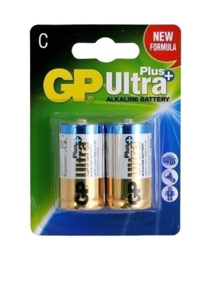 GP Bateria Ultra Plus 2xLR14 C Alkaline
