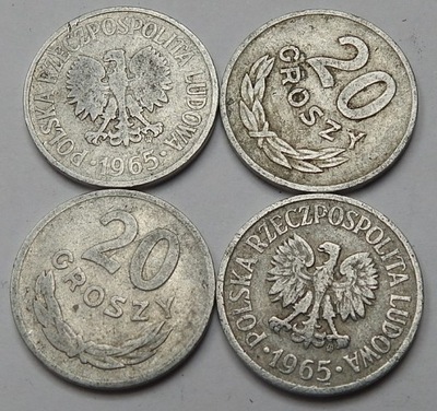 20 gr groszy 1965 aluminium Al z obiegu