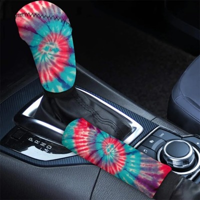 RAINBOW TIE DYE PATTERN AUTOMOBILINIS STABDYS RANKINIS DANGČIO SVIRTIES S~26709 