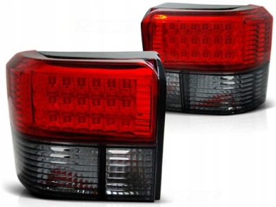 Ліхтарі  світлодіодний vw t4 90- transporter led red-smoke фото №1