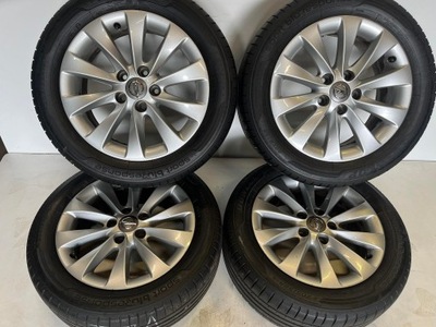 OPEL MERIVA ZAFIRA LLANTAS RUEDAS NEUMÁTICOS DE VERANO 6.5JX16 ET37 DUNLOP 205/55/16  