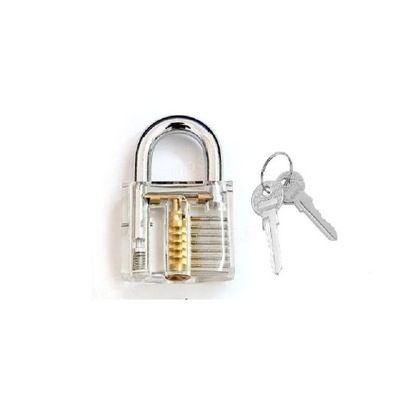 Transparent Visible Pick Cutaway Practice Padlock Lock With Broken K~58613 