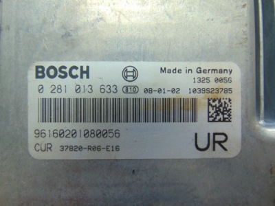 Бортовий комп'ютер двигуна honda cr-v iii 2.2 0281013633 37820-r06-e16 фото №1