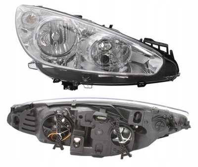 Фара лампа правый peugeot 308 rcz 11- фото №1