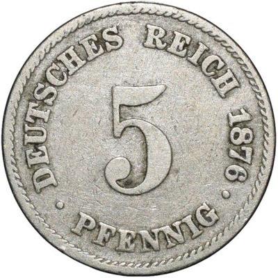 5 Pfennig 1876 E