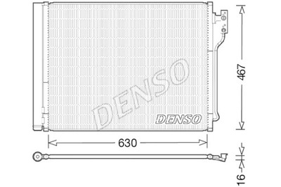 DENSO КОНДЕНСАТОР КОНДИЦІОНЕРА BMW 5 F10 5 F11 2.0 10.10-02.17