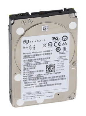 HDD Seagate Fujitsu 1,2TB ST1200MM0088 10K 2,5 SAS CA05954-3303 Eternus