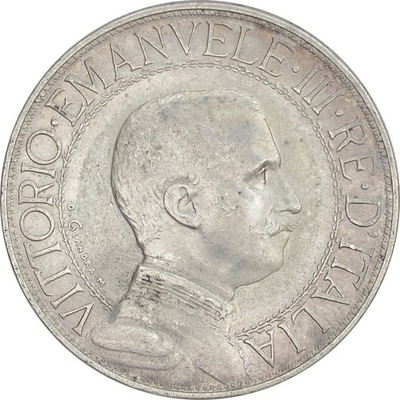 15.WŁOCHY, VITT.EMANUEL III, 2 LIRY 1912