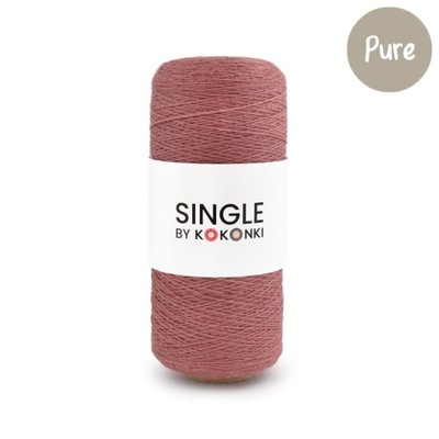 Nić Włóczka SINGLE Pure KOKONKI malwa MERINO