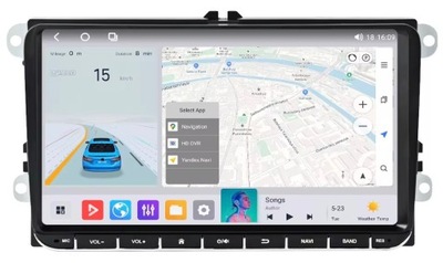 NAWIGACJA 2DIN RADIO ANDROID 13 DO VW EOS 2006-2013 GPS WIFI
