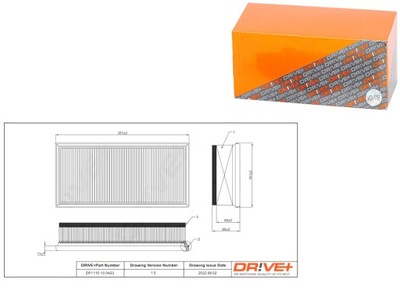 FILTRO AIRE CITROEN 2.2D 08-11 C5 I II DRIVE+  