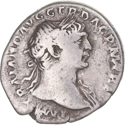 Moneta, Trajan, Denarius, 108-109, Rome, VF(30-35)