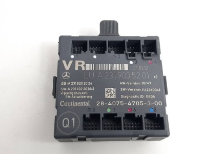 Модуль блок управления дверь mercedes sl r231 w231 фото №1