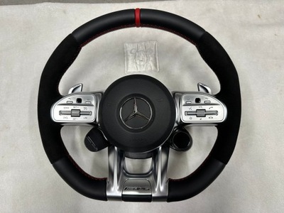 VOLANTE AMG ALKANTARA CUERO MERCEDES A CLA GLA I OTROS NUEVO 35 45 45S  