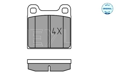 MEYLE КОЛОДКИ ТОРМОЗНЫЕ ЗАД MERCEDES 123 C123 123 T-MODEL S123 123