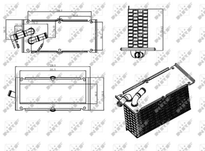 NRF 30292 РАДІАТОР ПОВІТРЯ DOŁADOWUJĄCEGO