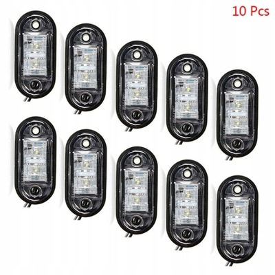 10 PIEZAS WARNING LIGHT FARO LUZ DE POSICIÓN LATERAL DIODO LUMINOSO LED  