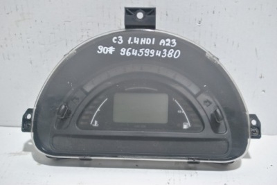 Счетчик приборы citroen c3 1.4 hdi p9645994380b фото №1