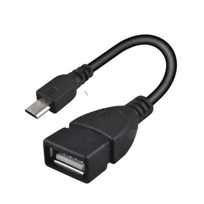 Kabel adapter USB - micro USB typ B 13 cm