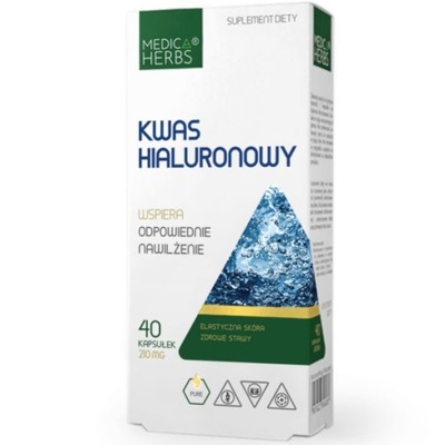 Medica Herbs Kwas Hialuronowy 40 k