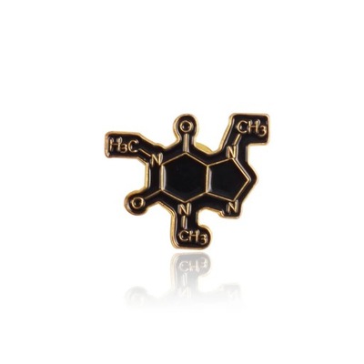 Twórczy Element chemiczny tabela stop odznaka moda prosta Pi metalowa brosz