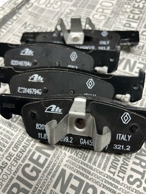 Гальмівні колодки гальмівні задня renault оригінальний номер clio iv 8201497939 фото №1